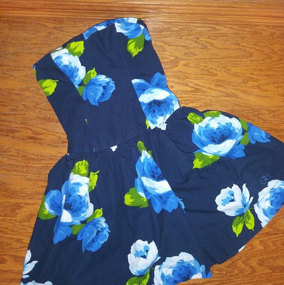 GILLY HICKS STRAPLESS FLORAL MINI DRESS - Picture 3 of 8